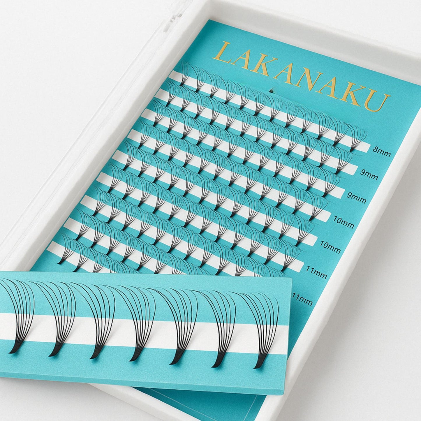 Pro Eyelash Extension Box - Matte Cashmere Effect, Perfect Curve