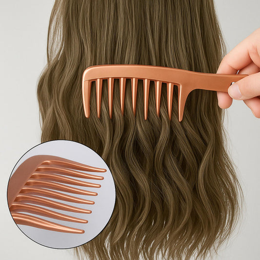 Satin Wide Tooth Comb - Soft & Elegant Detangling
