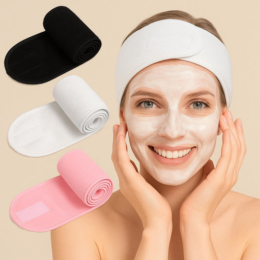 Adjustable Cosmetic Headband - Comfort and Elegance for your Beauty Routine
